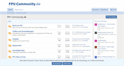 Desktop Screenshot of fpv-community.de
